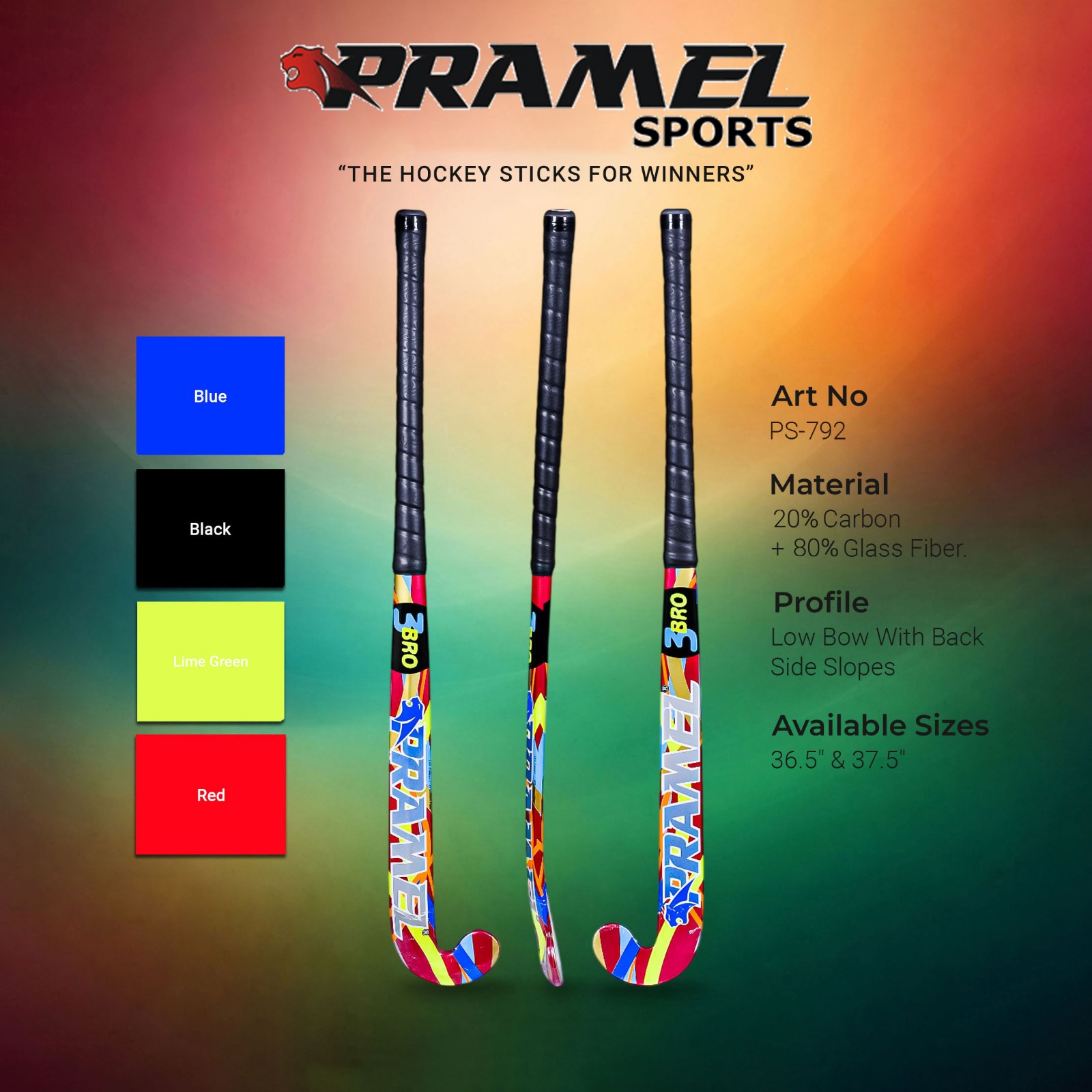 PRAMEL 3 Bro – Red
